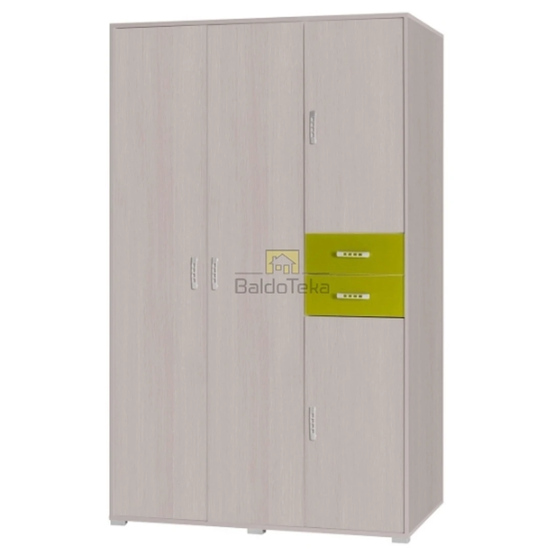 Ergonominė spintelė 117x191x58 cm, spalva pagal pasirinkimą