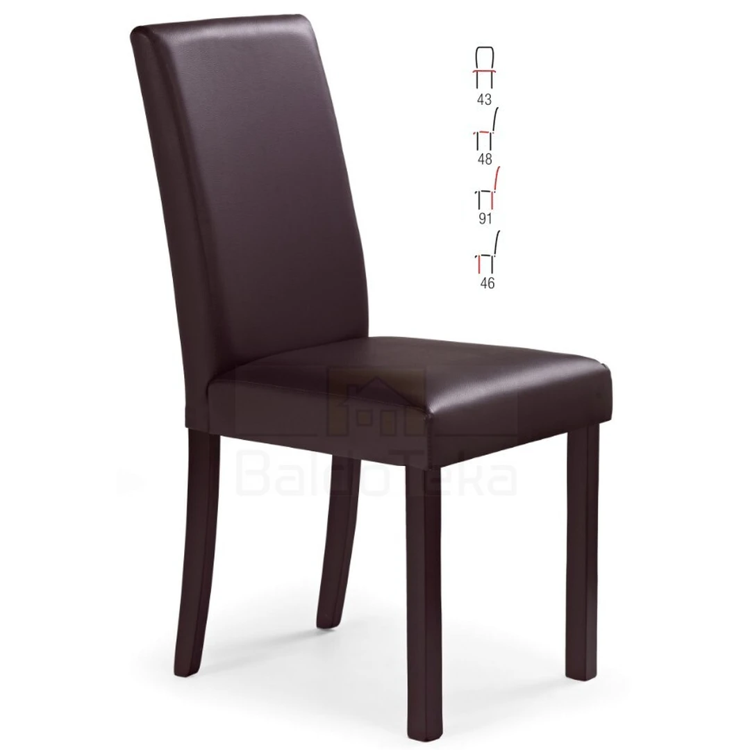 Stylinga NIKKO kėdė iš natūralaus medžio su ekologiška danga