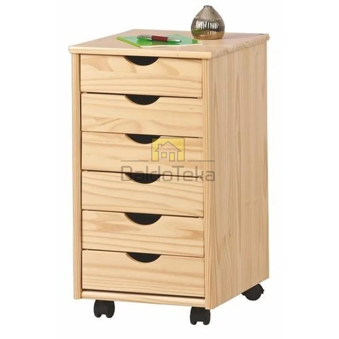 Ergonomiški natūralios pušies stalčiai – 36/65/40 cm