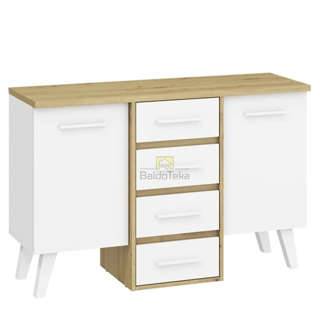 Ergonominė spintelė su tylaus uždarymo sistema