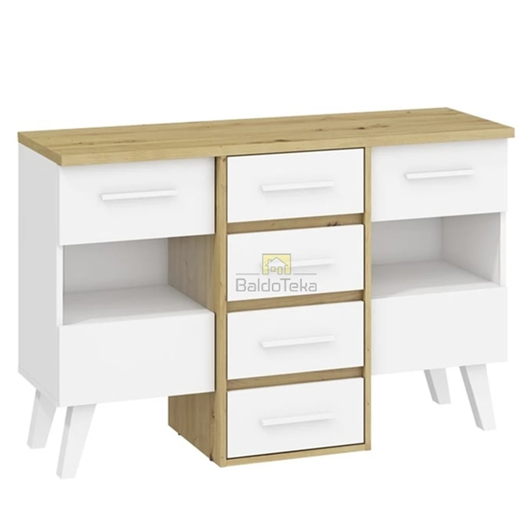 Ergonominė spintelė su tylaus uždarymo sistema