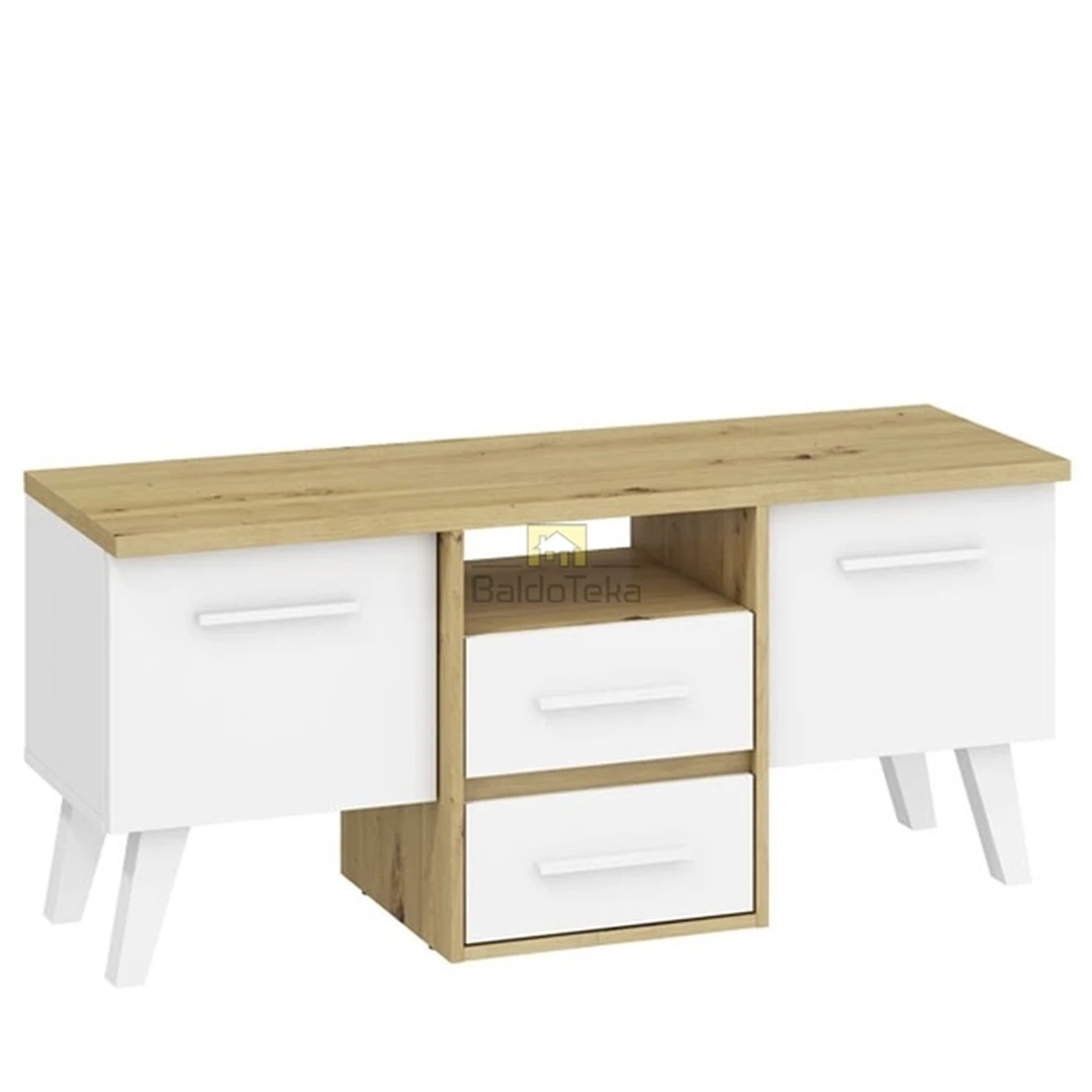 Ergonominė spintelė su tyliu uždarymu, 120x53x41 cm