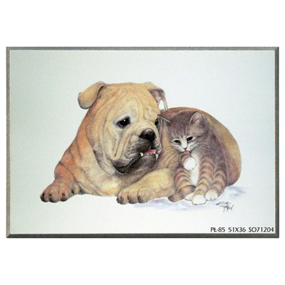 51×36 cm stiklinė dėžutė su kakaviniu rėmeliu