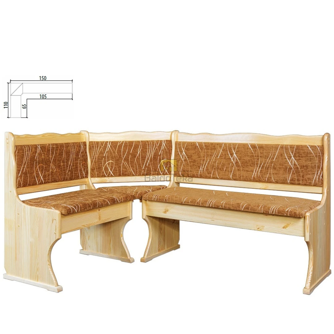 Natūralios pušies spinta 150x86x110 cm