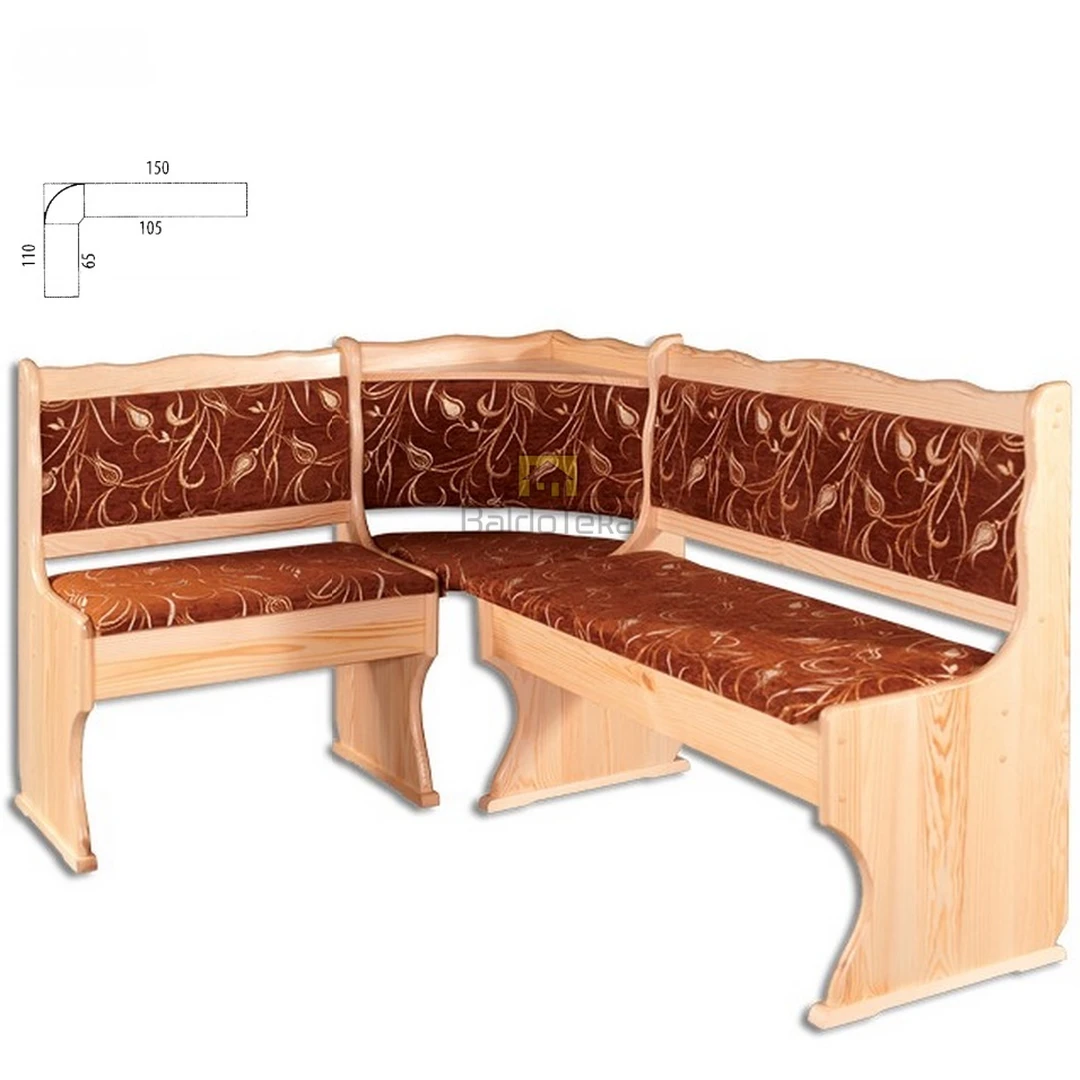 Ergonominė pušinė spinta su daiktadėže