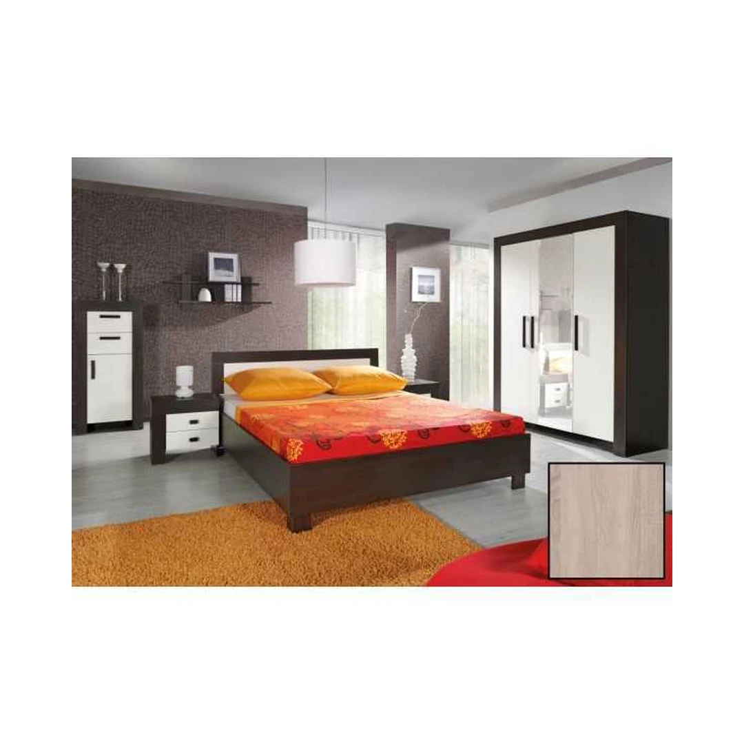 3D CEZAR miegamasis komplektas su spinta, komoda ir lova