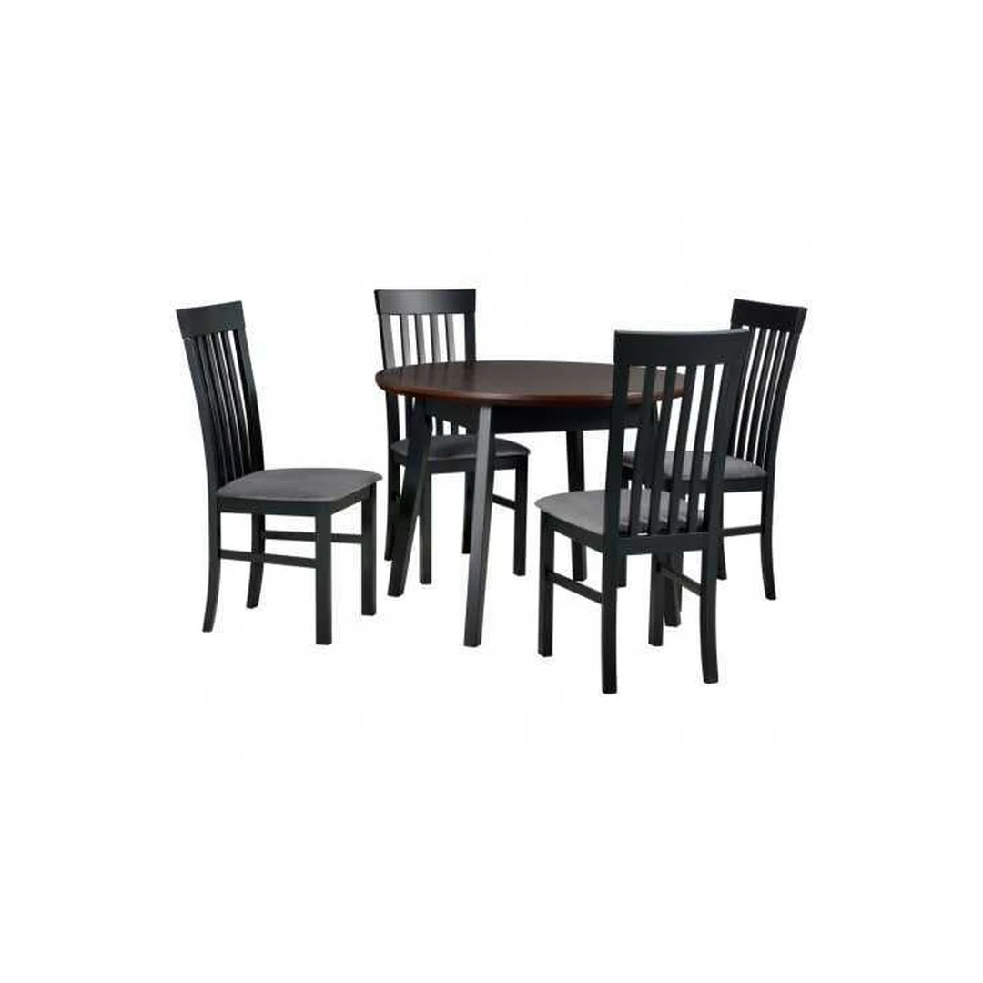 Moderni buko medienos stalų ir kėdžių kolekcija