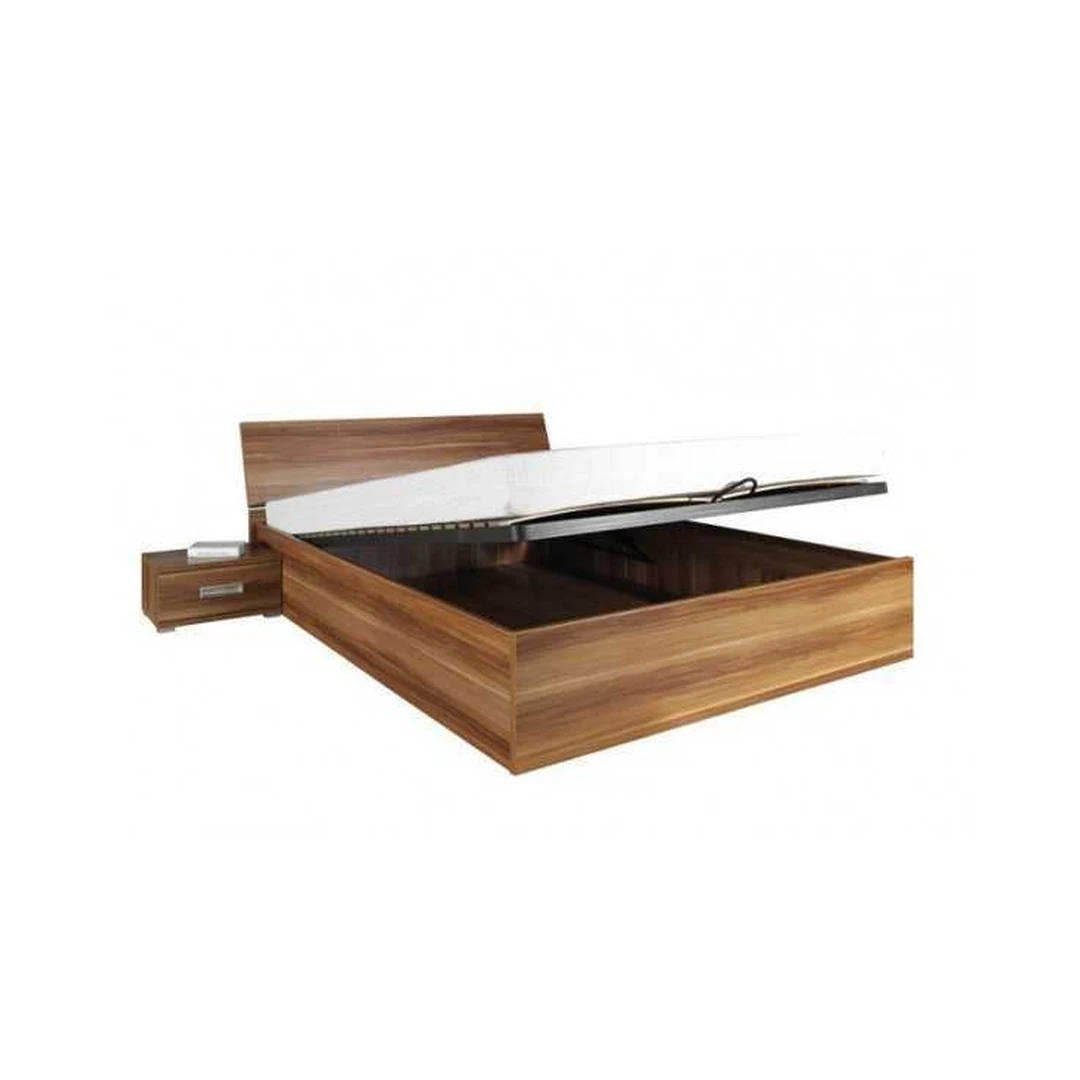 Moderni lova su patalynės konteineru ir kopėčių rėmu