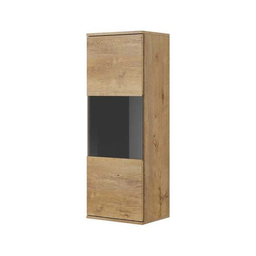 Šiuolaikiška spintelė su stiklo įterpiais