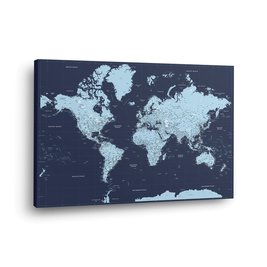 Pasaulio žemėlapis Nr.3 Mėlynasis azuritas - Paveikslai