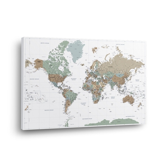 Pasaulio žemėlapis Nr.7 Dūminis kvarcas - Paveikslai