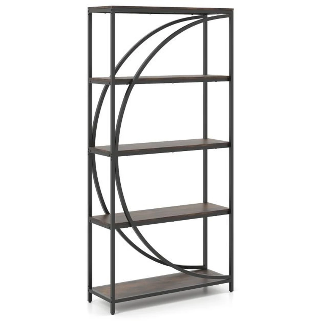 Pastatoma knygų lentyna, 5 pakopų, 86 × 175 × 30 cm - Lentynos