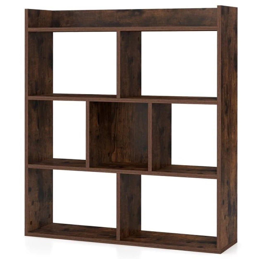 Tamsiai ruda 80x20x90 cm pastatoma lentyna