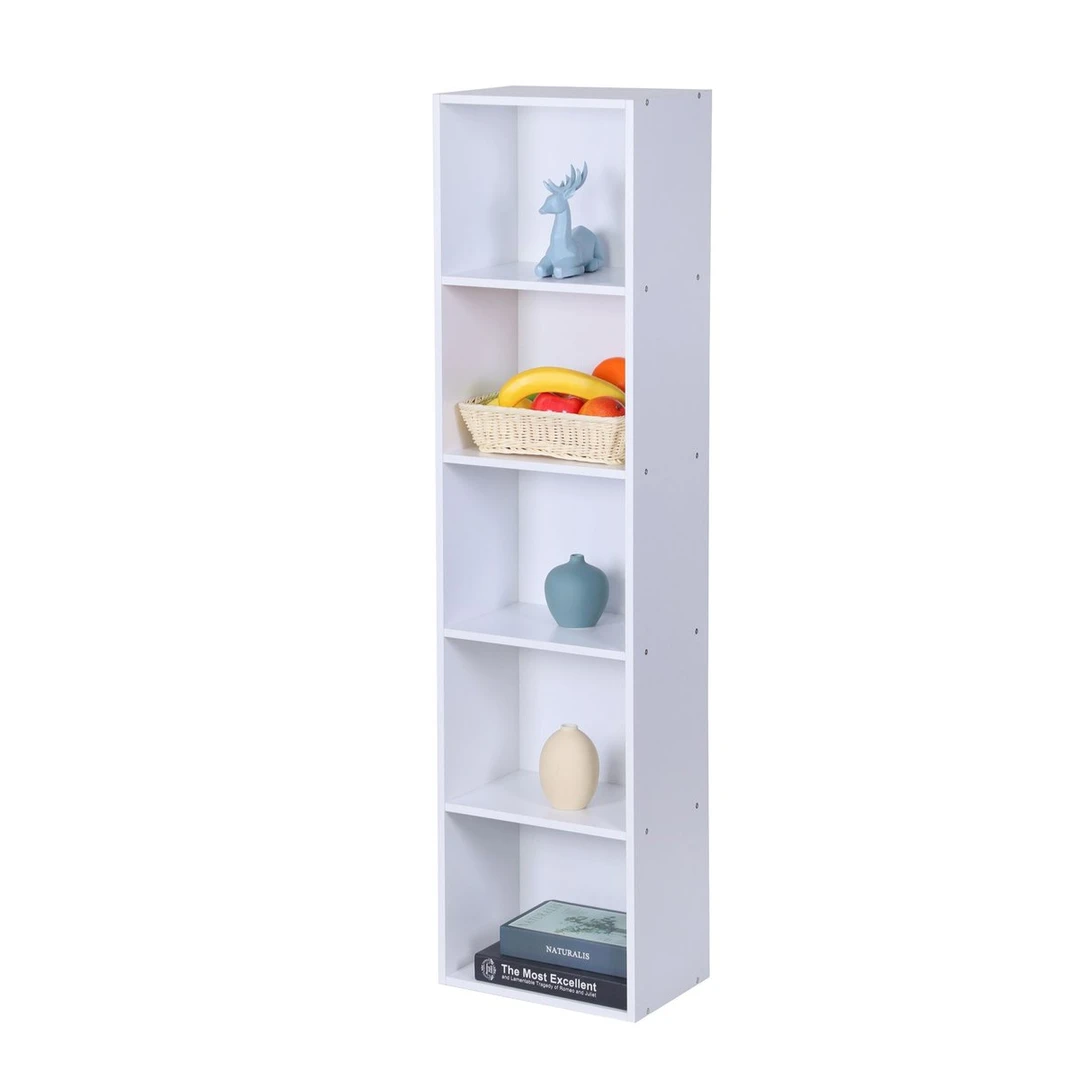 Pastatoma lentyna Relaxdays, 5 skyriai, 32 × 132 × 24 cm - Lentynos