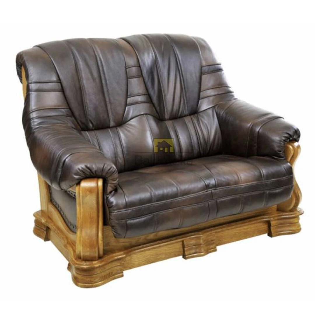 Natūralios odos ir ąžuolo masyvo prabangūs baldai