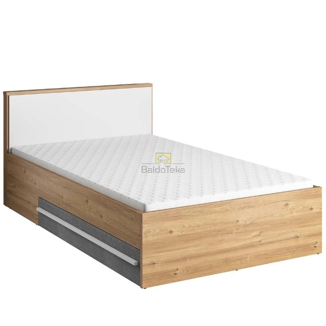 Ergonominė lova su grotelėmis ir dėže