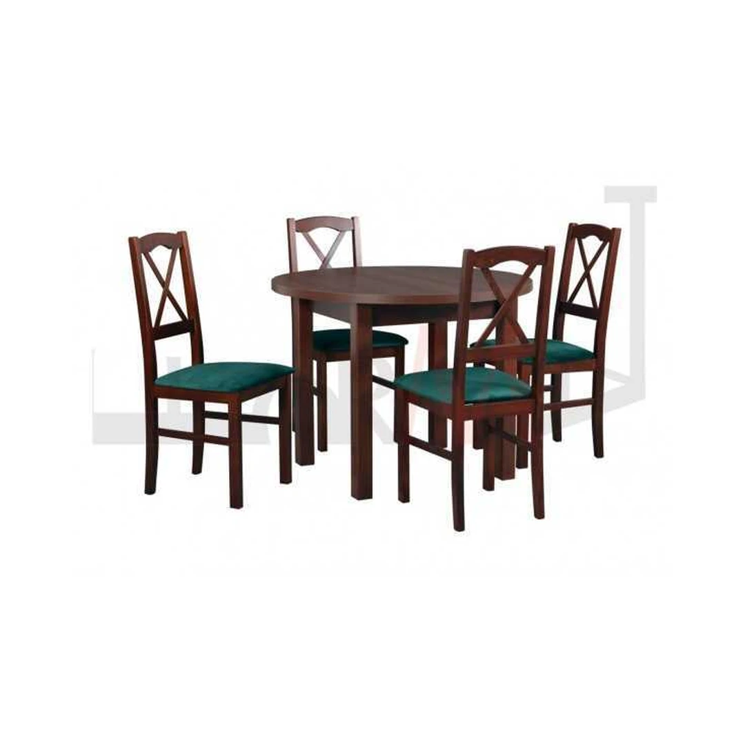 Stalas iš buko medienos su išskleidžiamu stalviršiu 100x180 cm