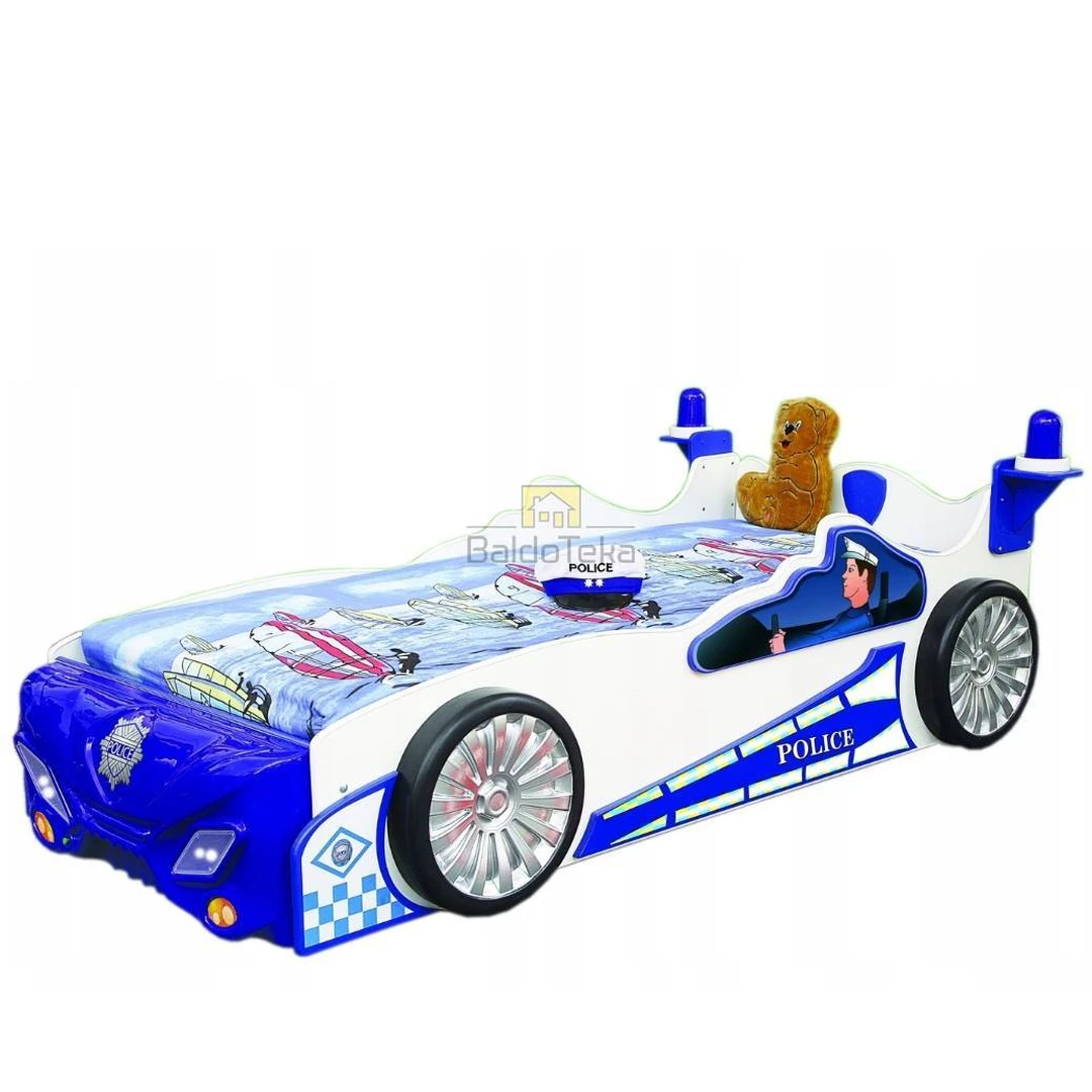 Šviečiančios lovos su medinėmis grotelėmis ir čiužiniu