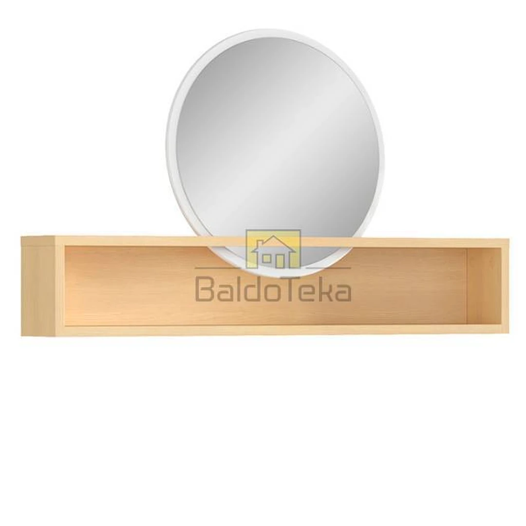 Elegantiškas tualetinis staliukas PORI TOL – ąžuolo nagano spalva