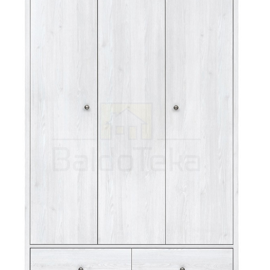 Šviesaus maumedžio ir pušies Larico MDP lova Sibiu