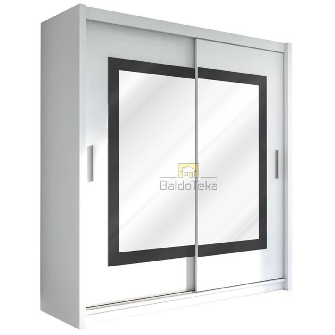 Erdvus veidrodinis spintos spintas su aliuminio bėgeliais