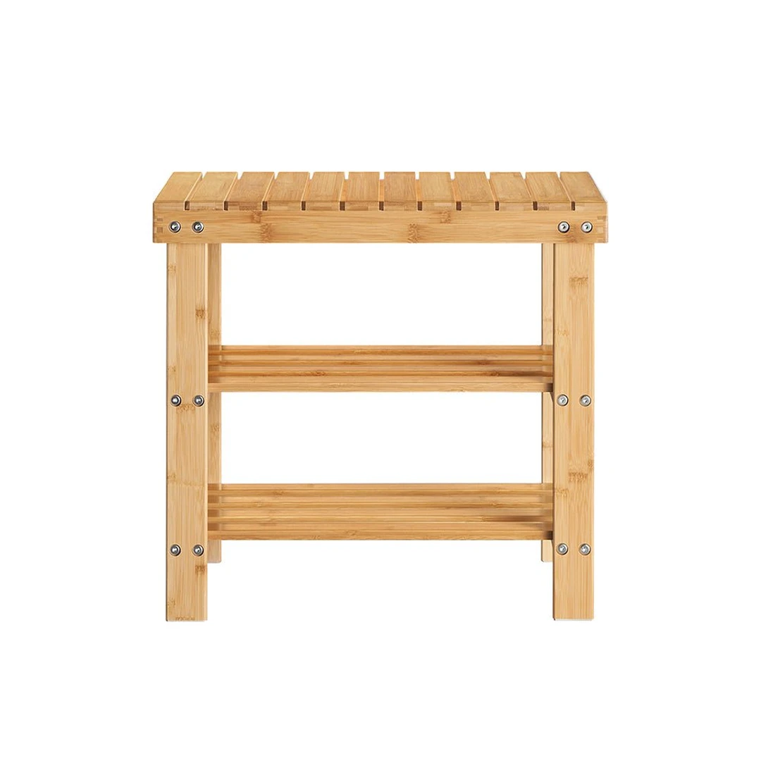 Prieškambario suolas 50x28x45cm., šviesiai rudos spalvos - Batų dėžės, stovai