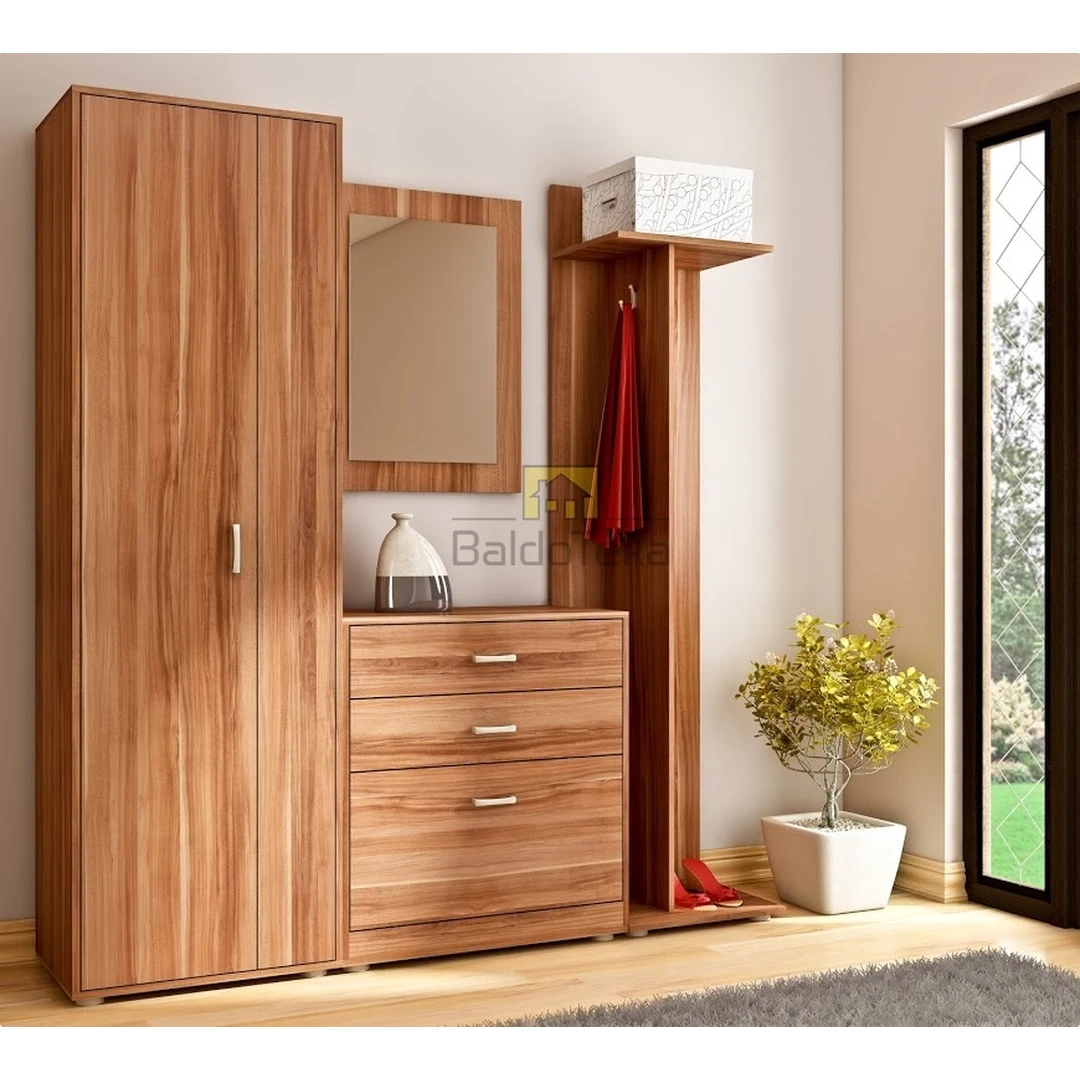 Elegantiška spintelė su veidrodžiu, individuali spalva