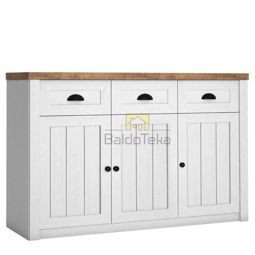 Elegantiški PROVANSĄ stiliaus spintos – pušis Anderson ir tamsus ąžuolas