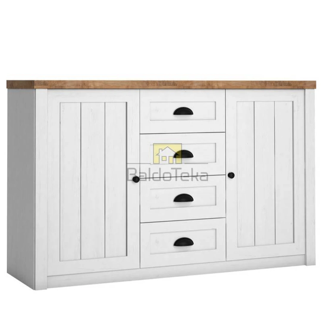 Elegantiška spinta pušis Anderson su tamsiu ąžuolu