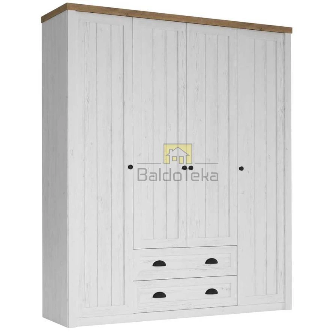 Elegantiški PROVANSOS stiliaus spintos – pušis Anderson ir tamsus ąžuolas