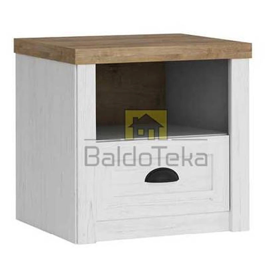 Elegantiškos spintelės su metalinėmis rankenėlėmis