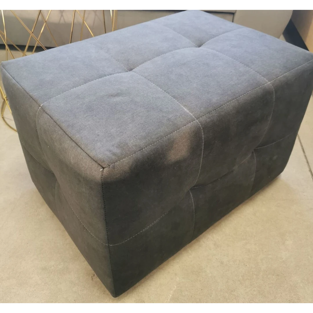 Patogus ir stilingas pufas su audinio apmušalu