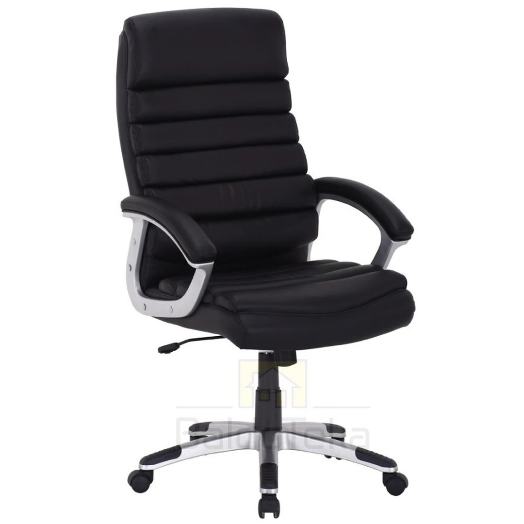 Stylinga juoda kėdė su TILT mechanizmu