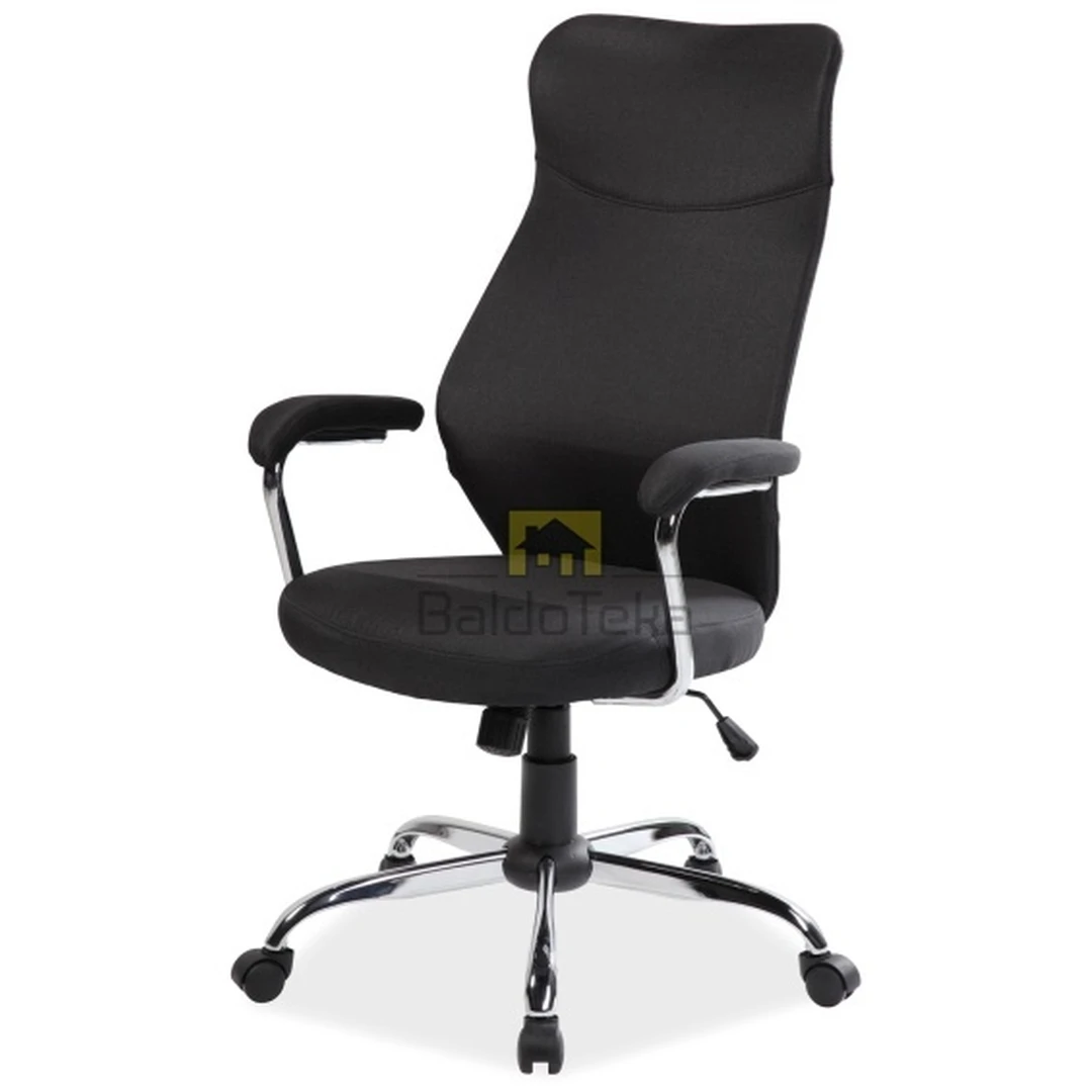 Juodi gobeleno sofai su TILT mechanizmu