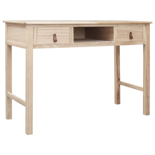 Rašomasis stalas (110x45x76 cm, natūralios sp.) - Rašomieji stalai