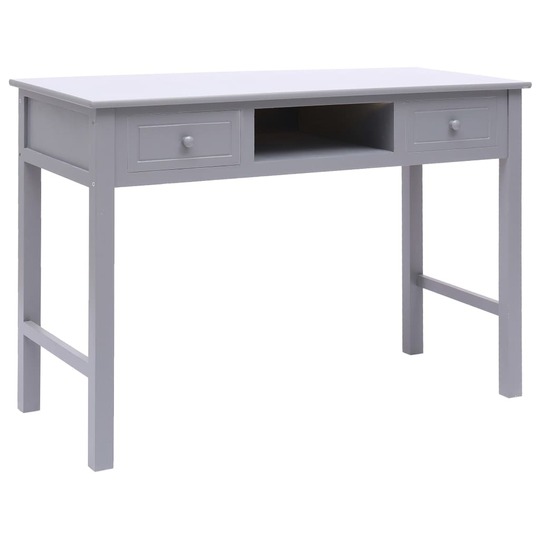 Rašomasis stalas (110x45x76 cm, pilkos spalvos) - Rašomieji stalai