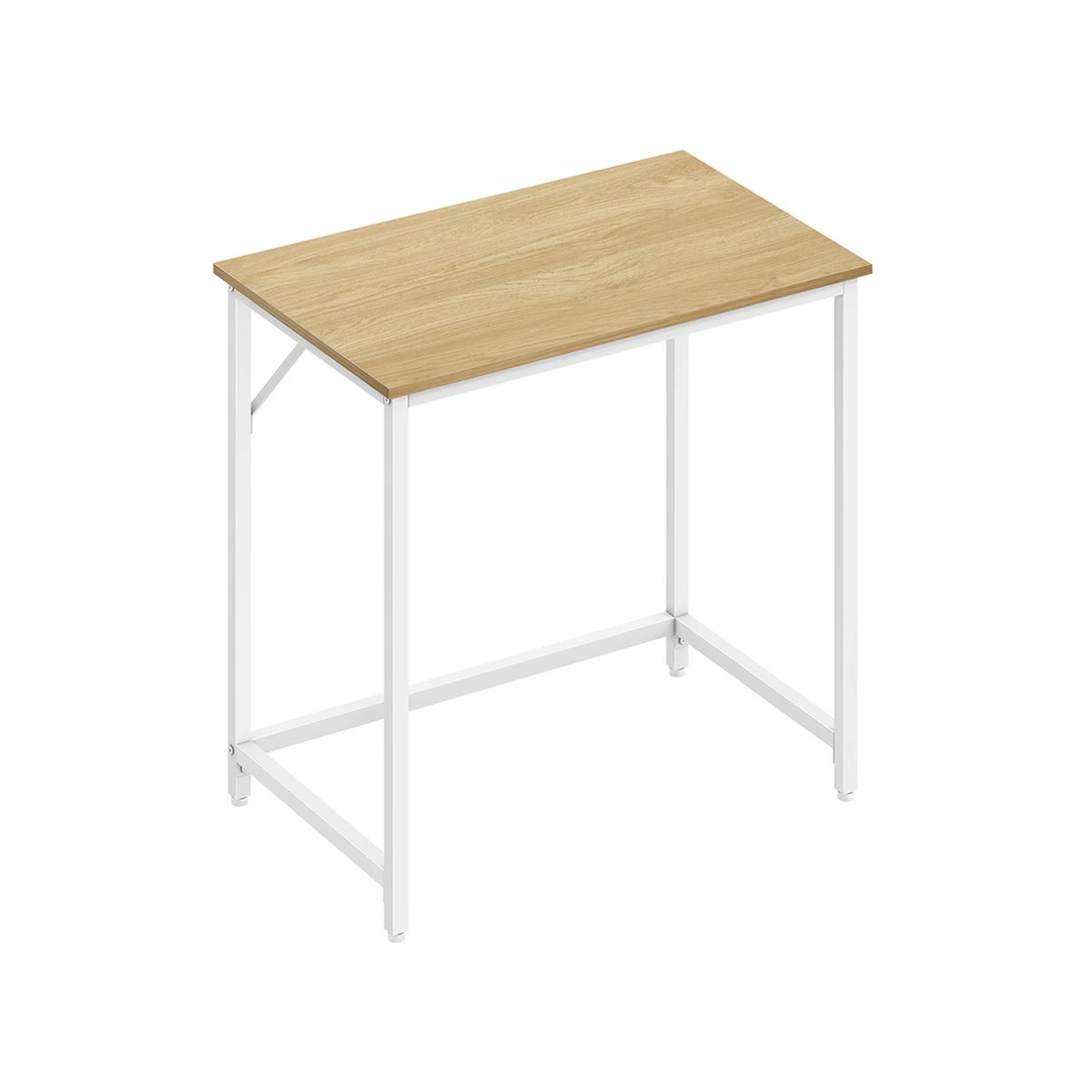 Rašomasis stalas 50x80x76cm., šviesiai rudos/baltos spalvos - Darbo stalai