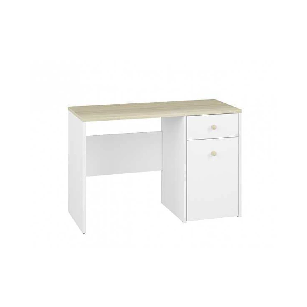 Modernus baltas stalas su buko fiordo atspalviu