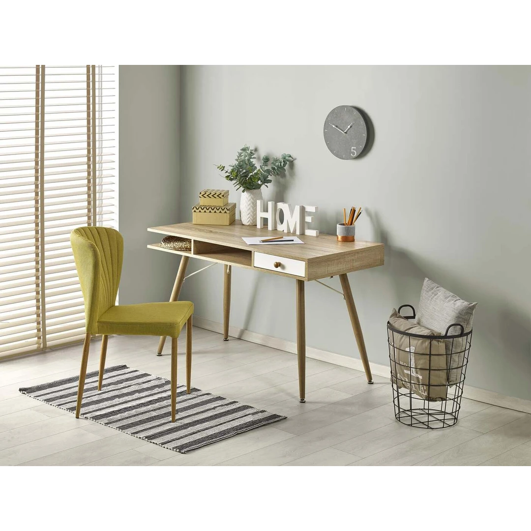 Elegantiška spinta 120x60x75 cm – sonoma ąžuolas ir balta