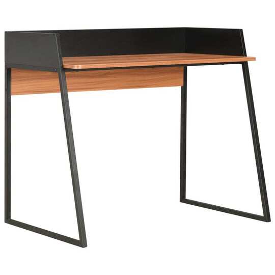 Rašomasis stalas, juodos ir rudos spalvos, 90x60x88cm - Darbo stalai