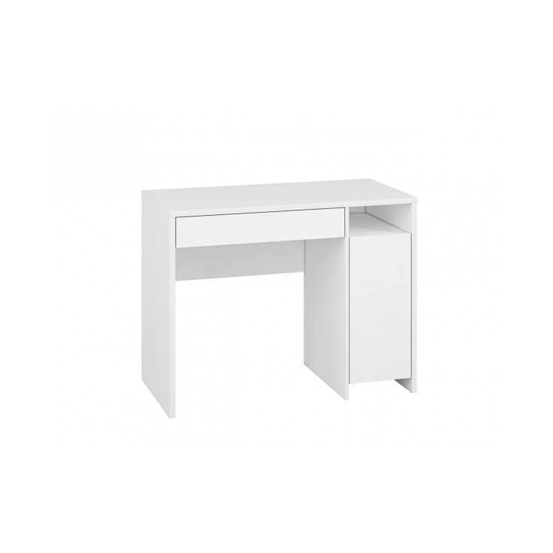 Balta spalvos stalas su visišku ištraukimu