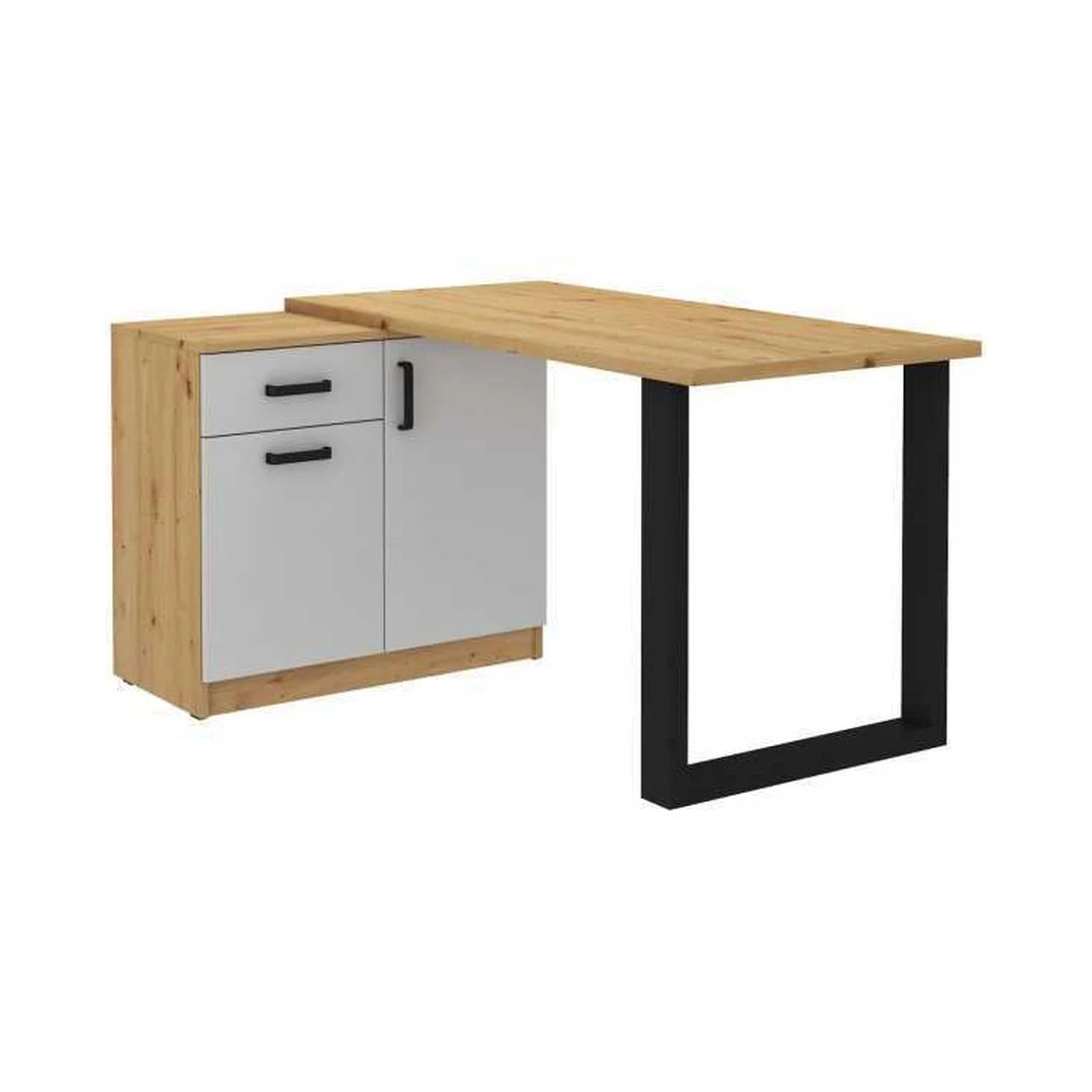 Elegantiškas spintas „Artisan“ – ąžuolo atspalvis ir šviesiai pilka