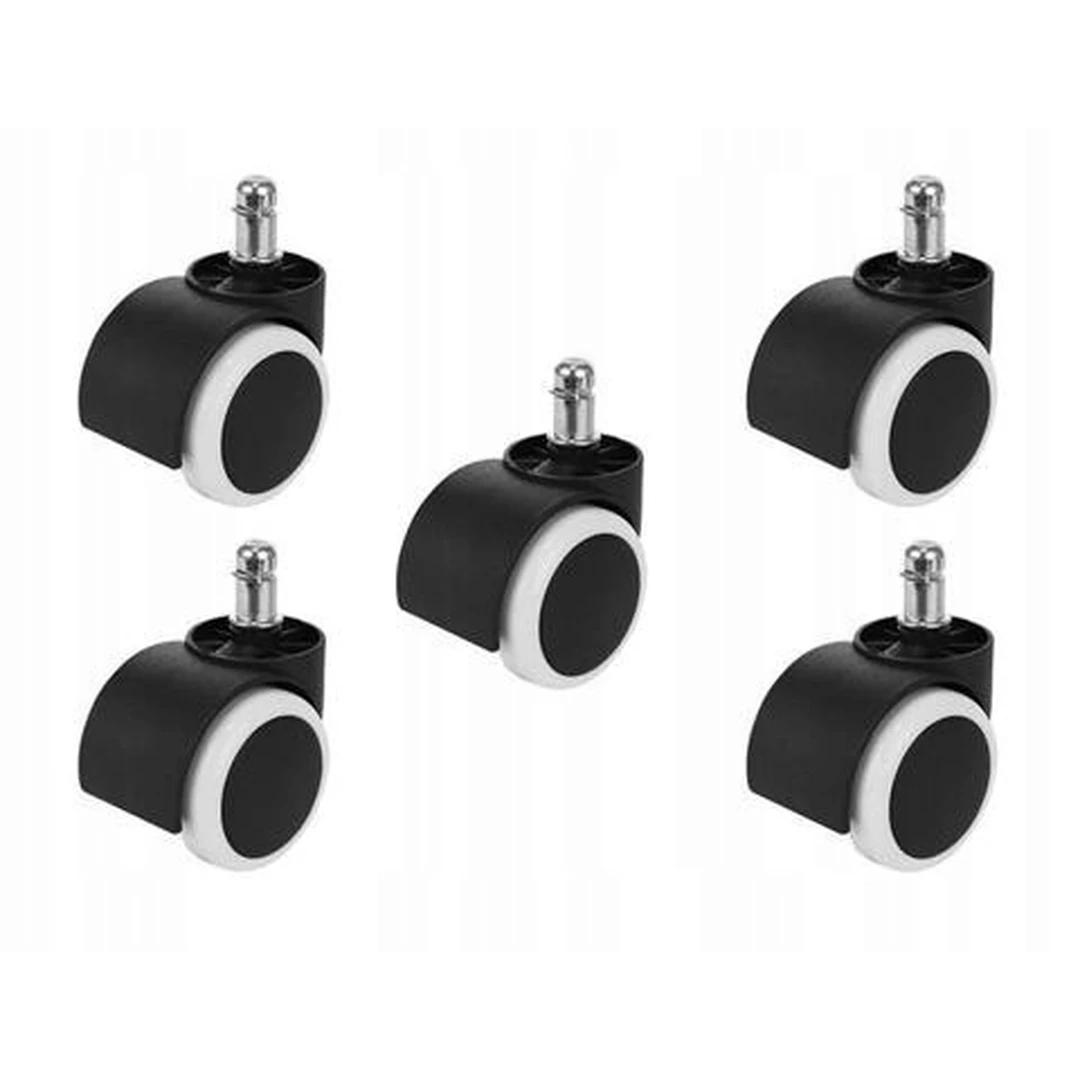 Patogi kėdės judėjimui – 5 ratukai su guma, nebraižo grindų