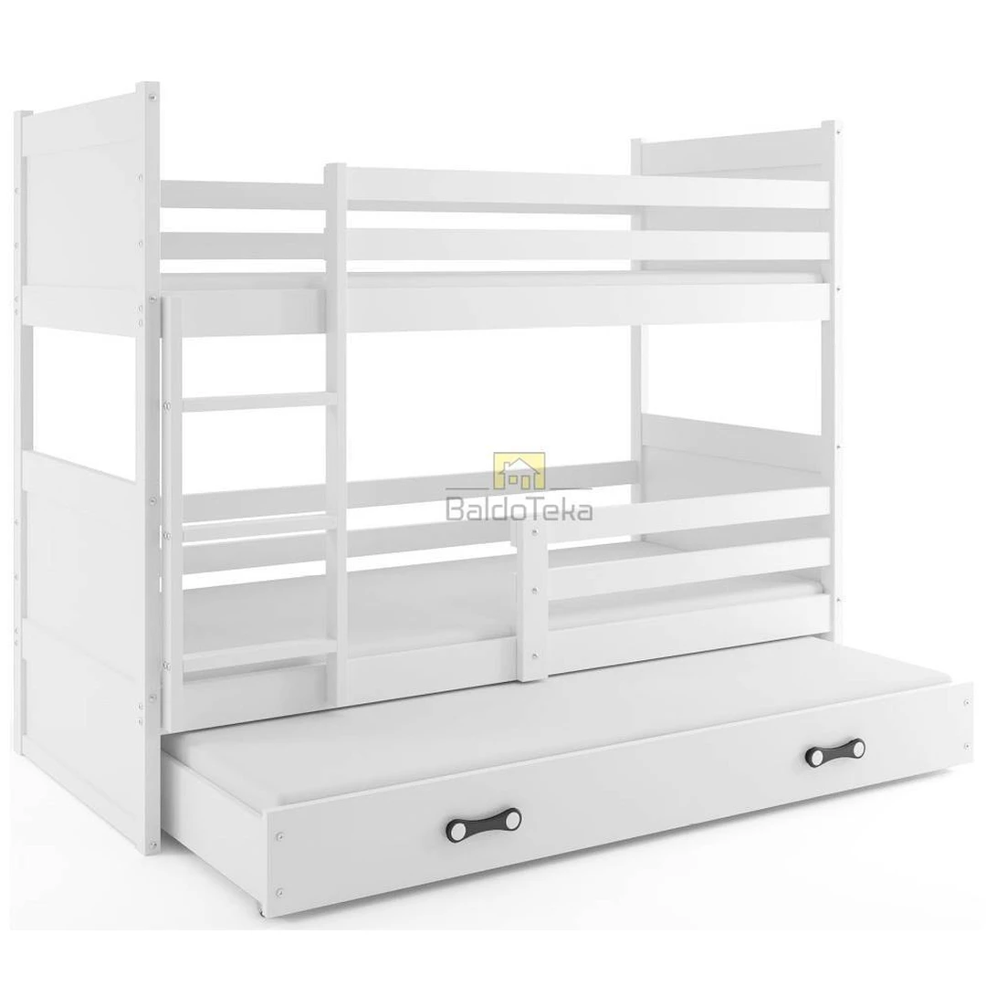 Ergonomiškas lovynas su čiužiniais ir apsaugine tvorele