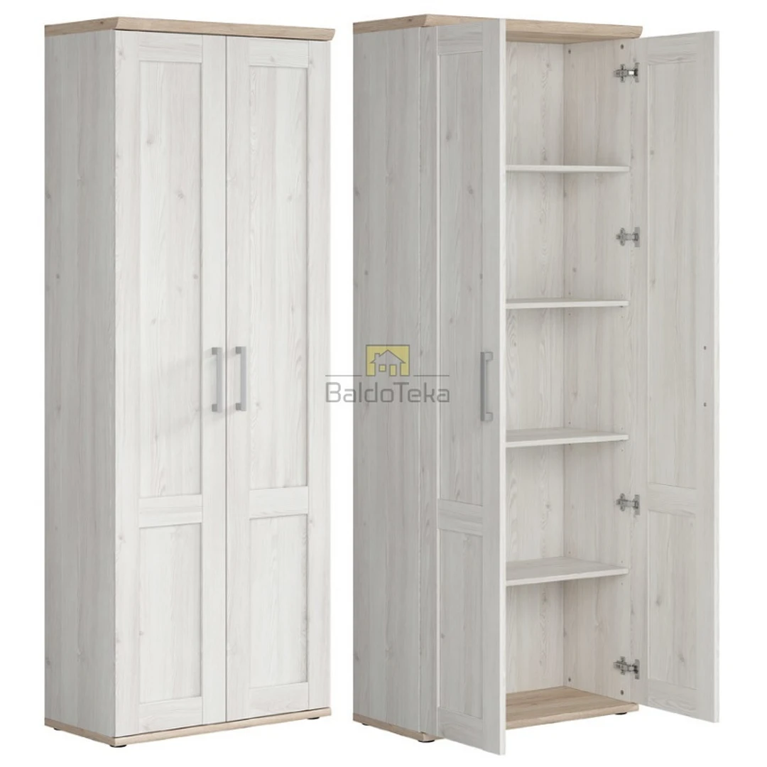 Šviesaus maumedžio Sibiu ir ąžuolo Sanremo spalvos ROMANCE spinta