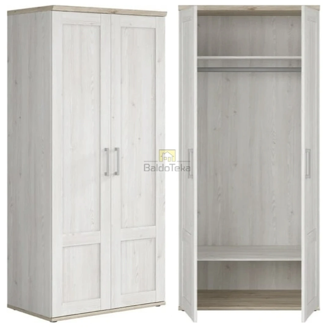 Šviesus maumedis Sibiu + šviesus ąžuolas Sanremo spintos