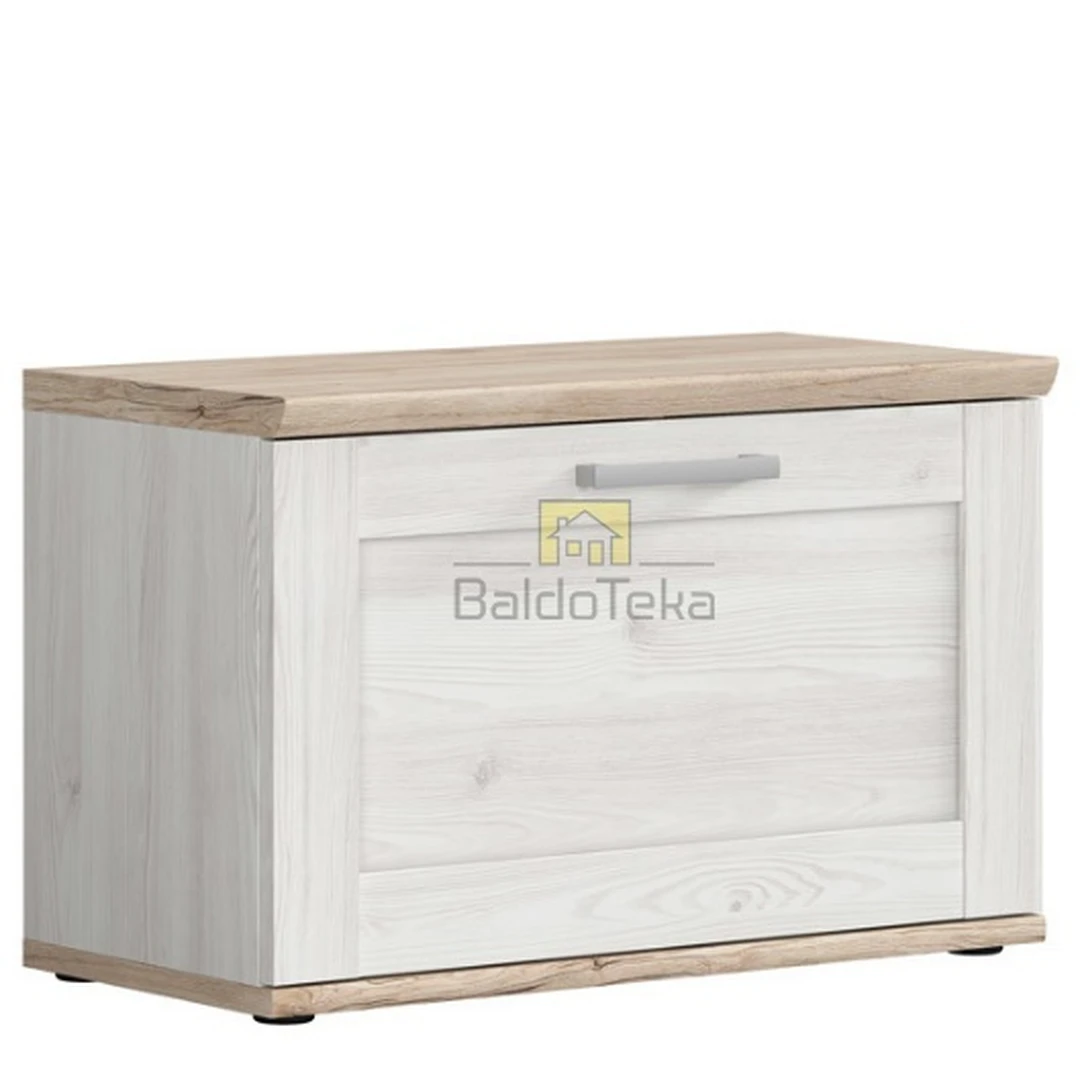 Šviesaus maumedžio ir ąžuolo spintelė ROMANCE kolekcijoje