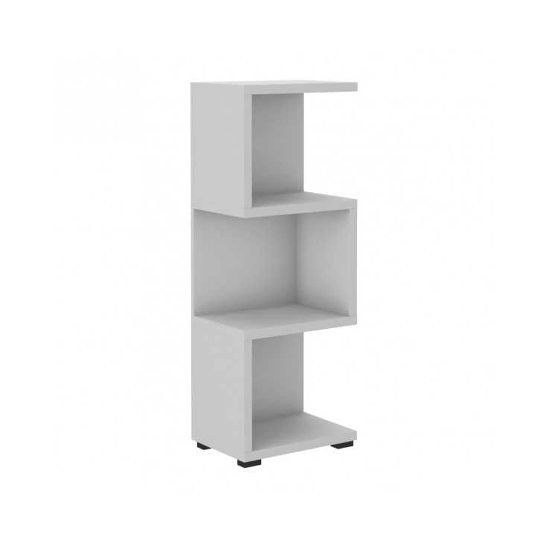 Šviesiai pilka knygų spinta ROME kolekcijoje