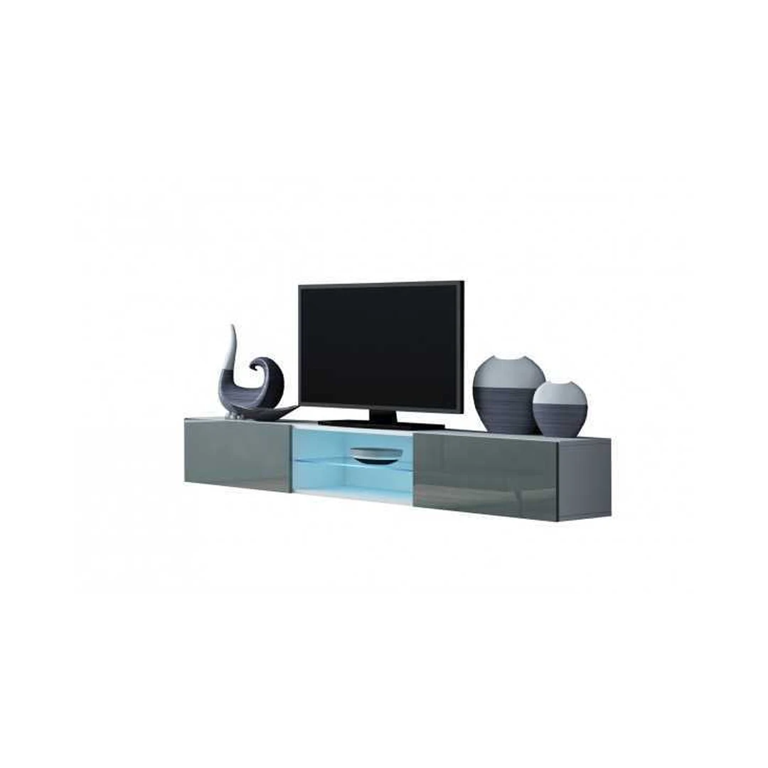 Šiuolaikinė pakabinama komoda su LED apšvietimu