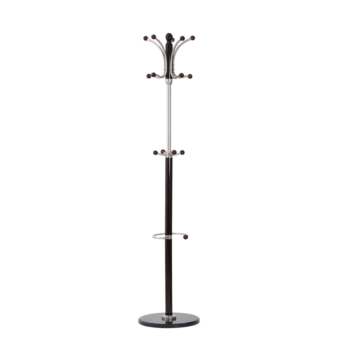 Elegantiškas medinis stalas su natūraliu akmens plokšte